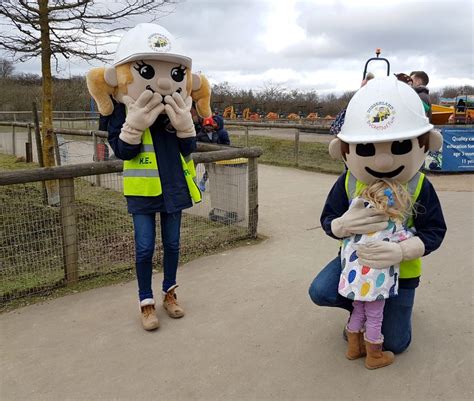 The evolution of the Diggerland mascot: from concept to reality.